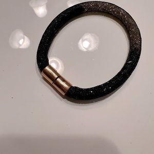 Swarovski crystal dust mesh bracelet